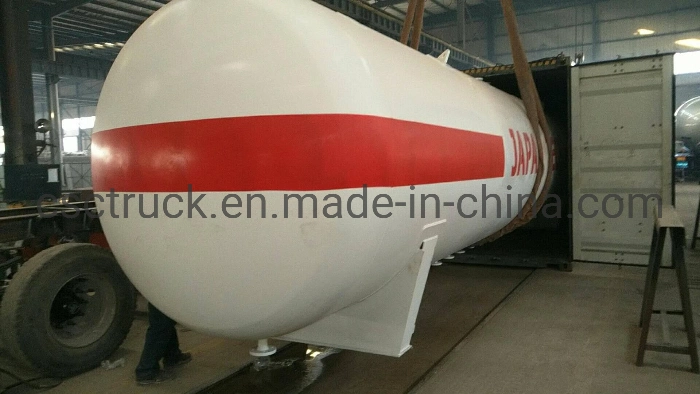 80000 Liters LPG Gas Tank 40mt LPG Storage Tank 50cbm Propane Tanker 60000L Pressure Vessel