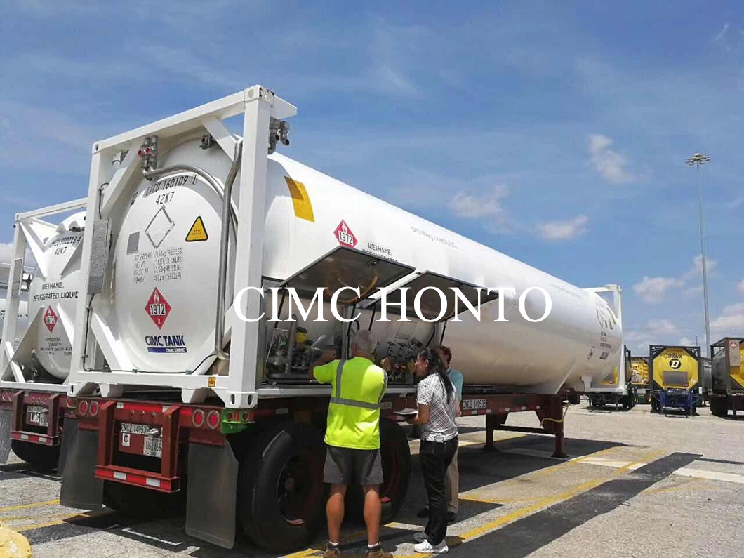 Cimc Honto Competitive Price Cryogenic LNG ISO Tank Containers