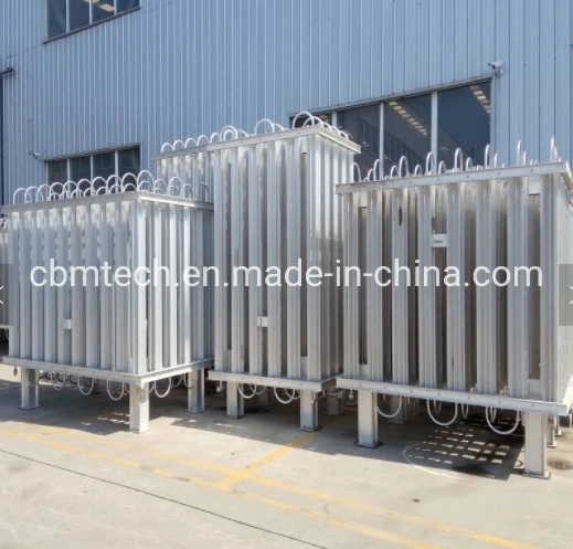 Aluminium Ambient Air Cryogenic Vaporizers From Factory