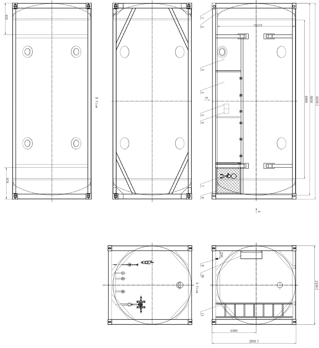 China 20m3 16bar Cryogenic Liquid Nitrogen Tank Hot Sell to Russia