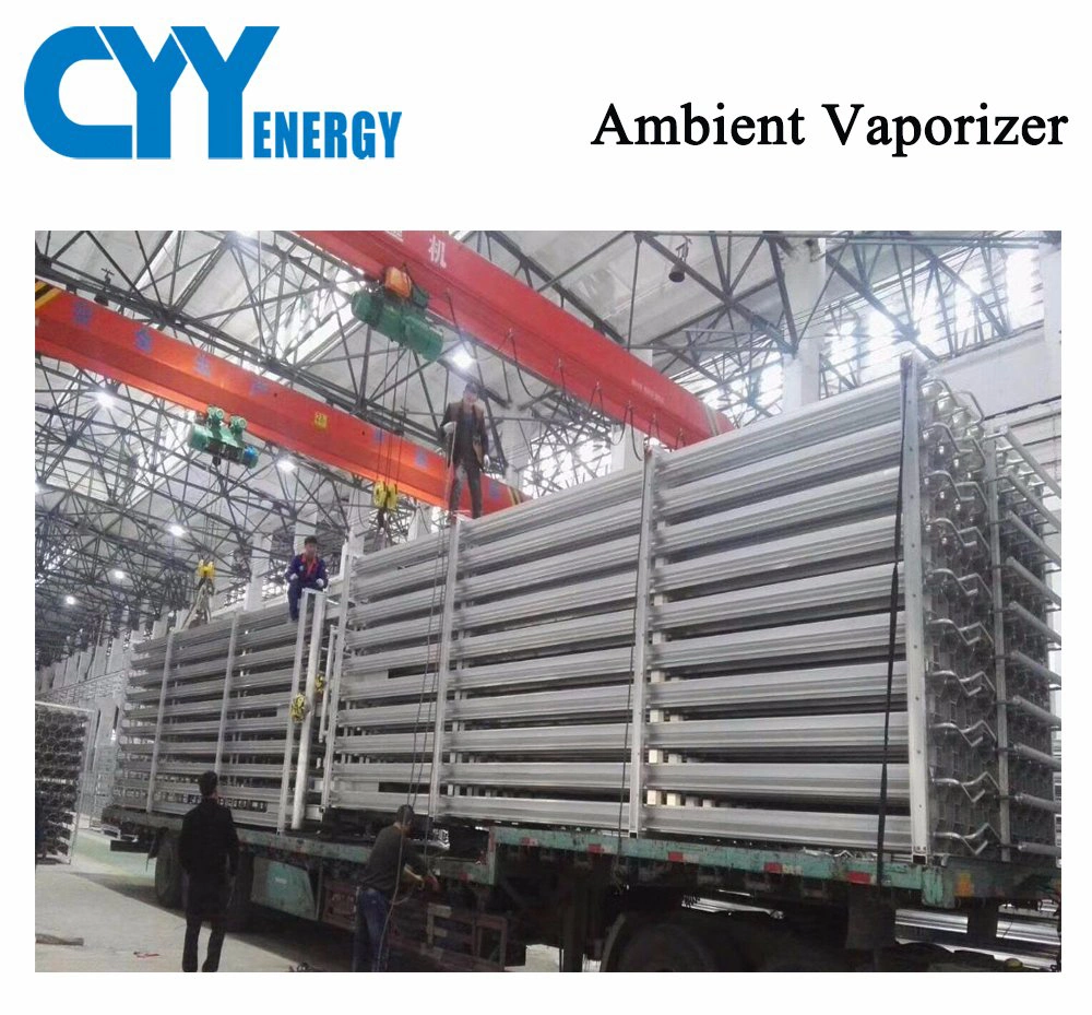 Low Pressure Ambient Liquid Gas Vaporizer for Liquid Oxygen