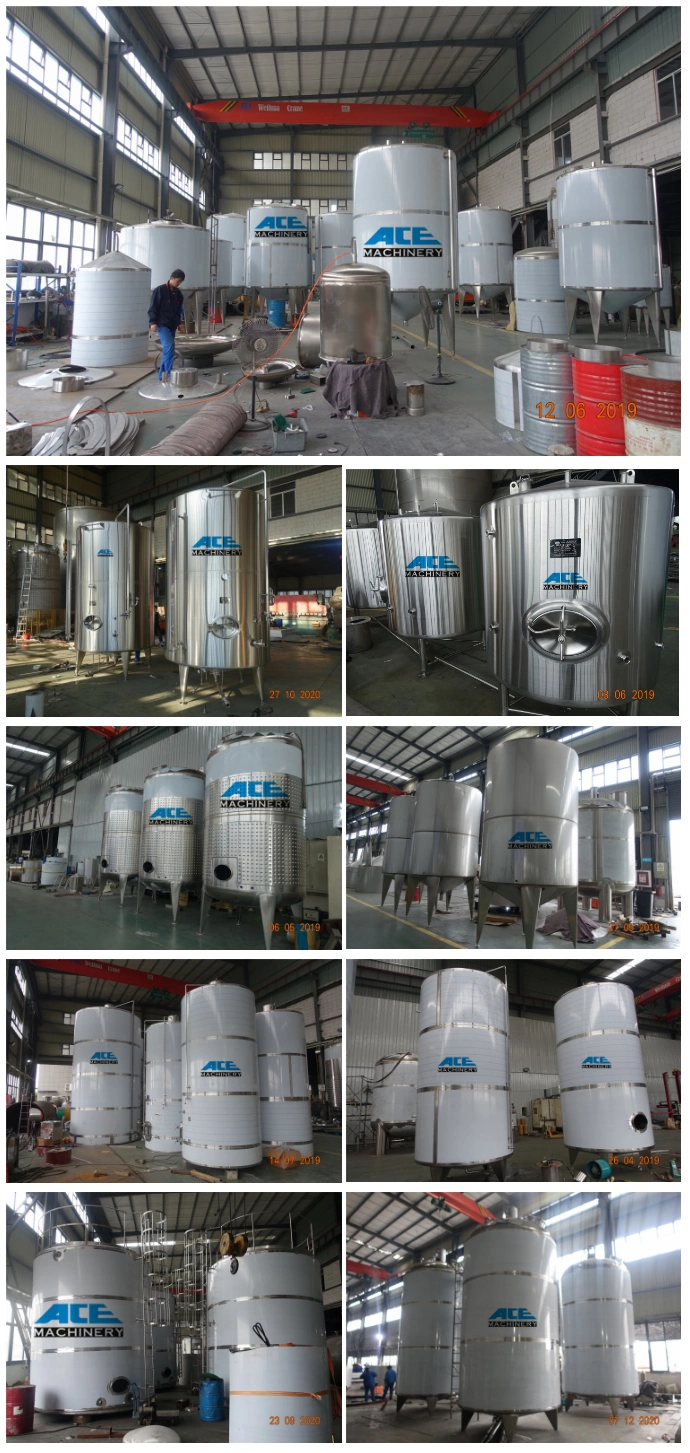 Factory Price Stainless Steel 500 Liter Water Storage Tank Gallon Fuel Tanks 50 Ton LPG