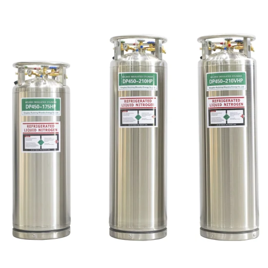 Kryogener 175L/195L/210L Dewar, LNG-Zylinder, Flüssigstickstoff-Dewar-Tank, Sauerstoffgasflasche