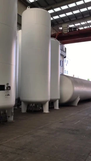 Lagertank für kryogene Flüssigkeiten für Lox Lin Lar Lco2 LNG mit Tankbehälter aus Edelstahlmaterial, 10000L-Tank